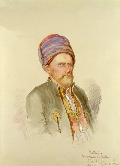 Mustapha - Musulmán de Batum de Amadeo Preziosi